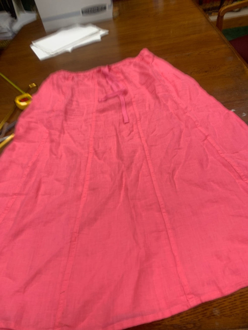 Pink skirt